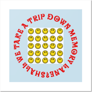 Acid House Smiley Blotter Tab Trip Design Posters and Art